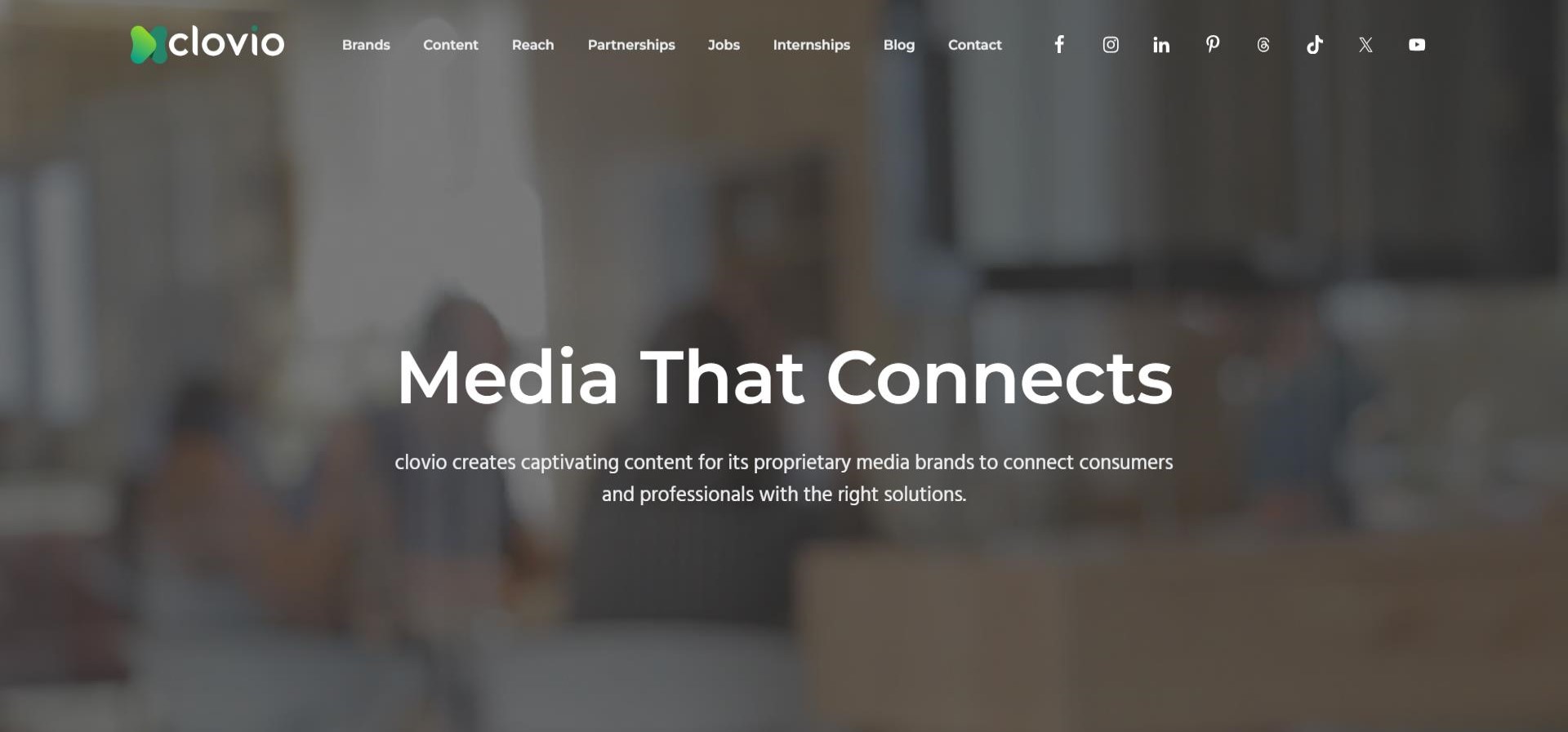 clovio homepage