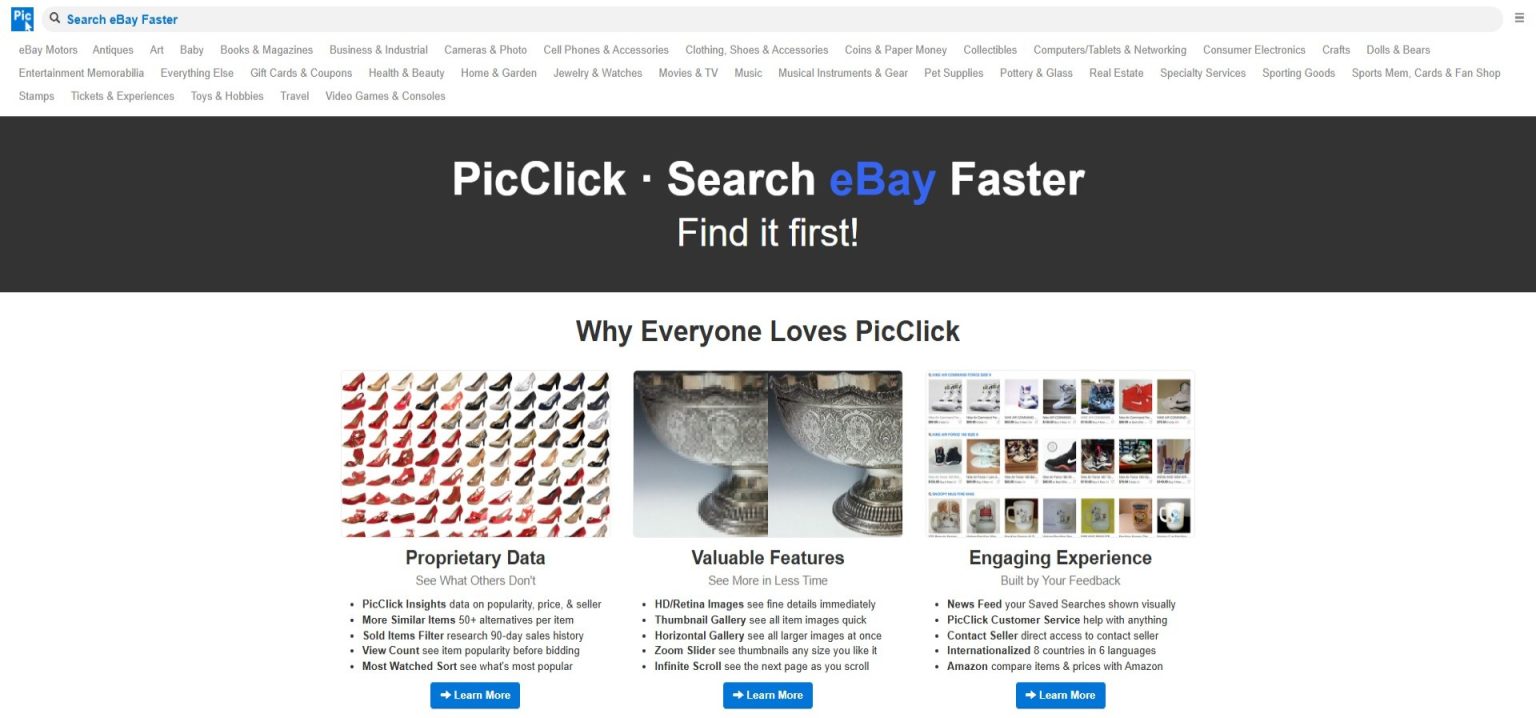 Picclick.com PicClick Scales from 1M to 40M Visitors with Cloudways