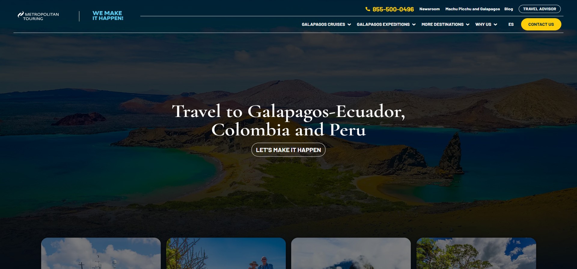 metropolitan touring homepage