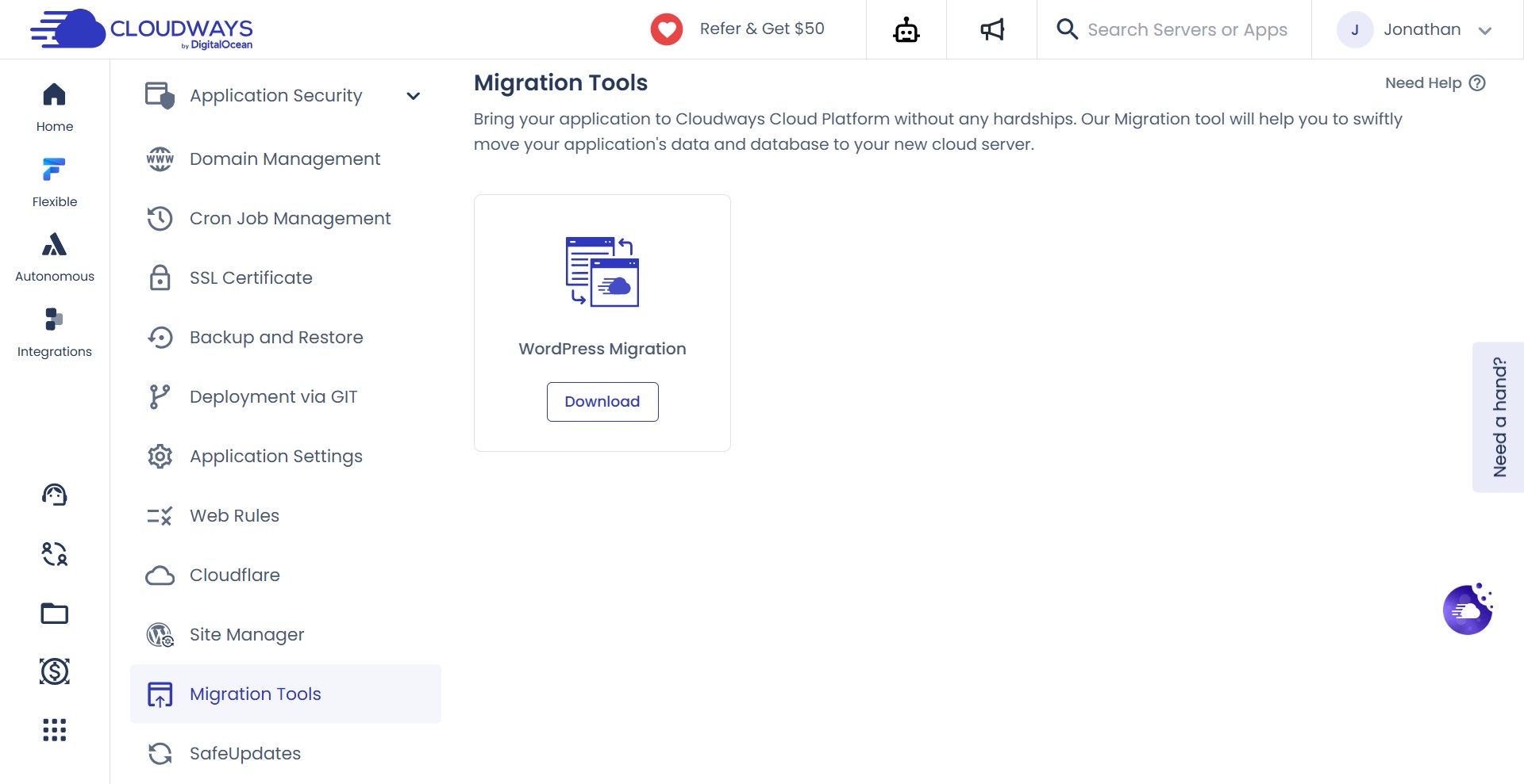 cloudways migration tools