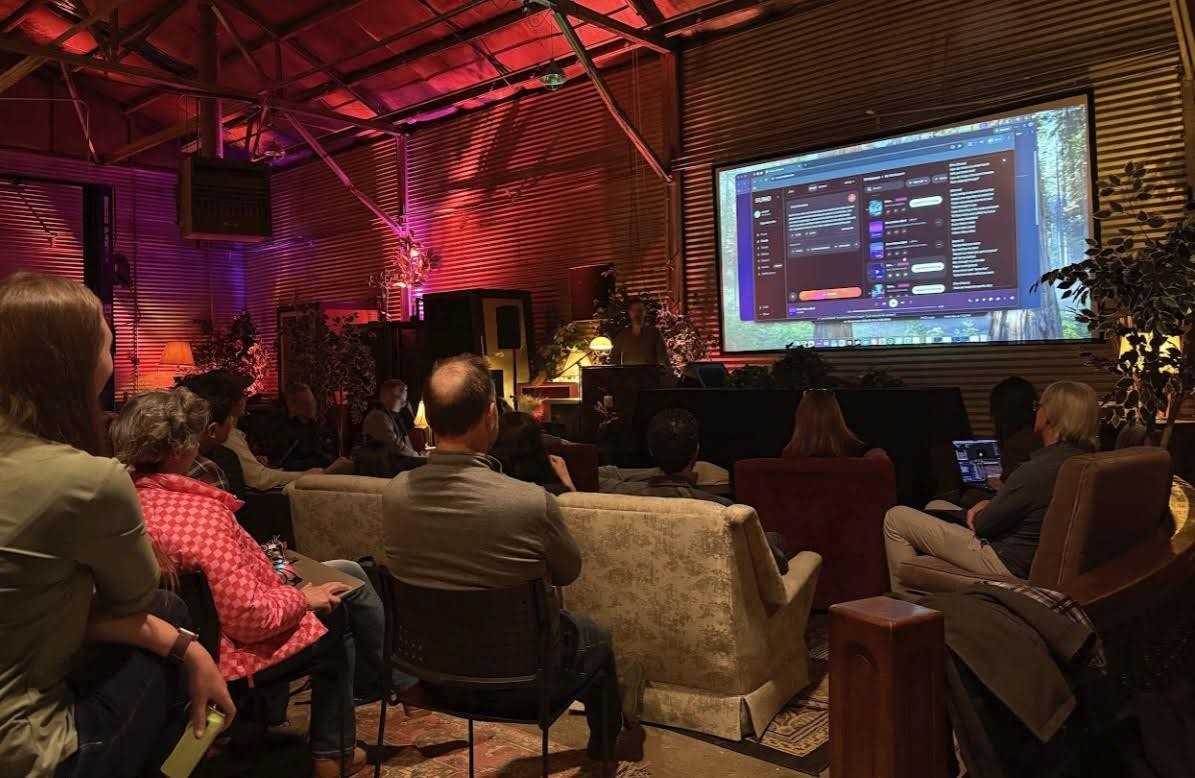 neon rain interactive event