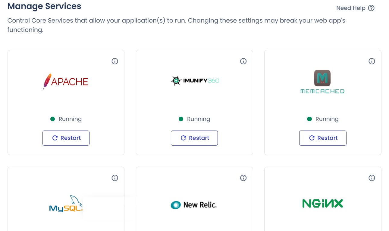 cloudways manage services