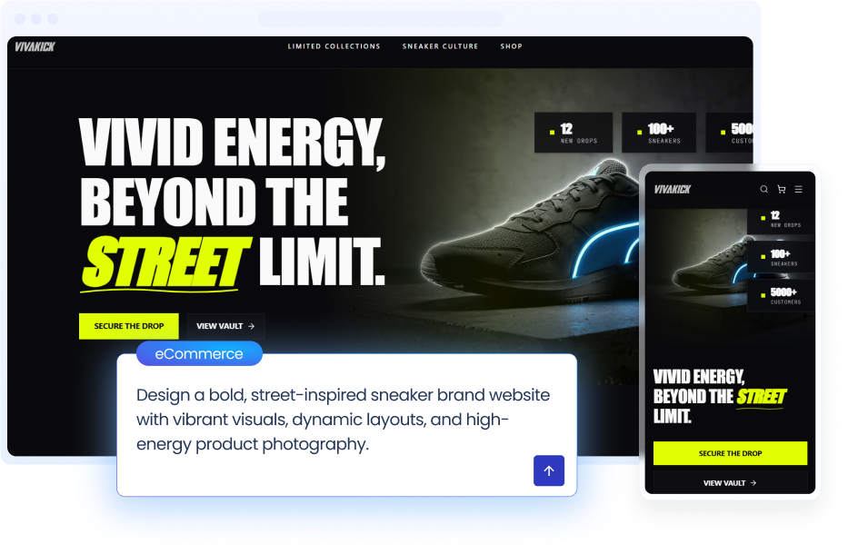 Agency website preview