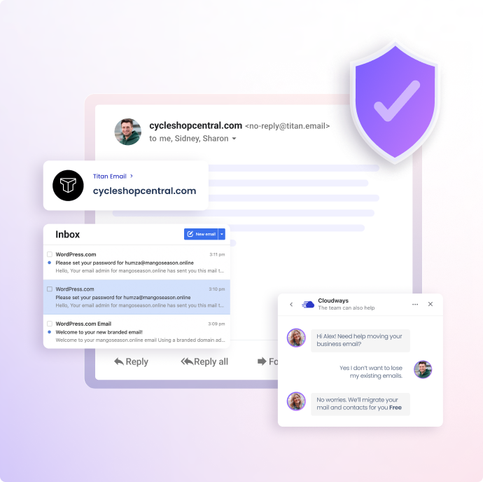 Titan email composer with AI writing style tools