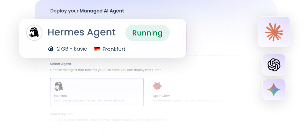 Hermes Agent running on Cloudways Managed AI Agents