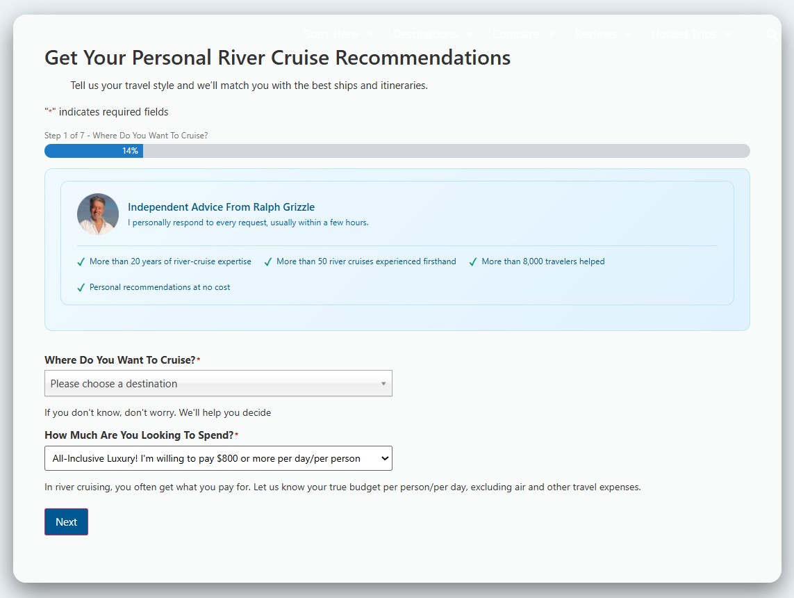 river cruise advisor recommendation quiz | Cloudways river cruise advisor recommendation quiz